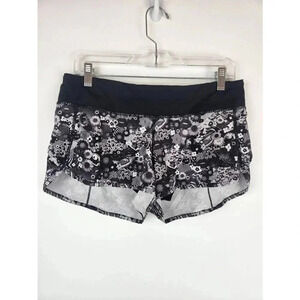 lululemon athletica Black and White Athletic Shorts